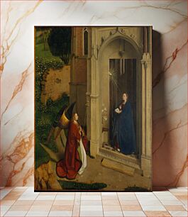 Πίνακας, The Annunciation, attributed to Petrus Christus