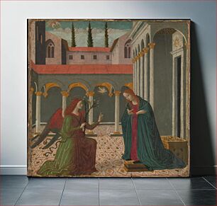 Πίνακας, The Annunciation by Alesso di Benozzo