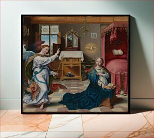 Πίνακας, The Annunciation by Joos van Cleve