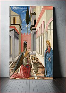 Πίνακας, The Annunciation (ca. 1445–1450) by Fra Carnevale