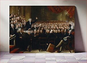 Πίνακας, The Anti-Slavery Society Convention, 1840, by Benjamin Robert Haydon (died 1846), given to the National Portrait Gallery, London in 1880 by the British and Foreign Anti-Slavery Society