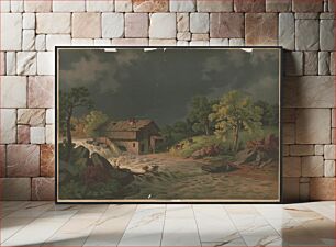 Πίνακας, The approaching storm (ruins of a old mill in W.Va.)