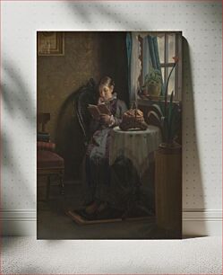 Πίνακας, The Artist's Wife Reading by Michael Ancher