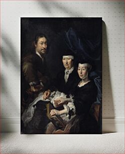 Πίνακας, The Artist with his Family by Karel Van III Mander