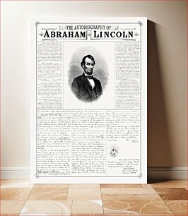 Πίνακας, The autobiography of Abraham Lincoln (1872)