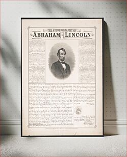 Πίνακας, The autobiography of Abraham Lincoln (1872)