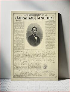 Πίνακας, The autobiography of Abraham Lincoln