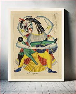 Πίνακας, The avatar Narasimha by Unidentified artist
