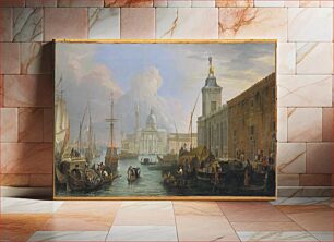 Πίνακας, The Bacino, Venice, with the Dogana and a Distant View of the Isola di San Giorgio
