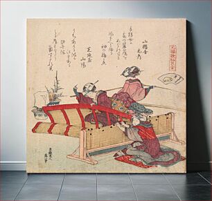 Πίνακας, The Bamboo-Blind Shell (1821) in high resolution by Katsushika Hokusai