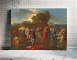 Πίνακας, The Baptism of Christ (1641–1642) by Nicolas Poussin