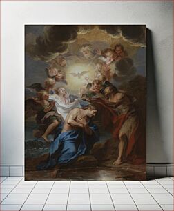 Πίνακας, The Baptism of Christ by Antoine Coypel
