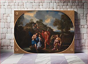 Πίνακας, The Baptism of Christ by Francesco Albani