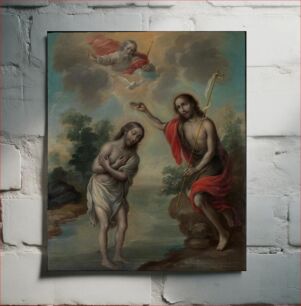 Πίνακας, The Baptism of Christ by Nicolás Enríquez