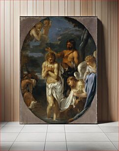 Πίνακας, The Baptism of Christ by Sébastien Bourdon