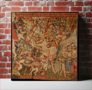 Πίνακας, The Battle with the Sagittary and the Conference at Achilles' Tent (from Scenes from the Story of the Trojan War)