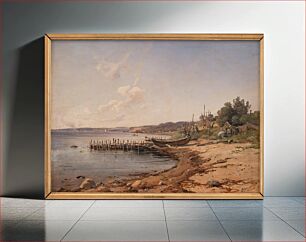 Πίνακας, The beach at Espergærde by Vilhelm Petersen