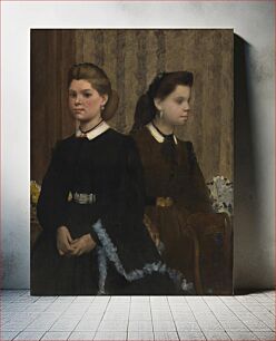 Πίνακας, The Bellelli Sisters (Giovanna and Giuliana Bellelli) by Edgar Degas