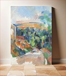 Πίνακας, The Bend in the Road (ca. 1900–1906) by Paul Cézanne