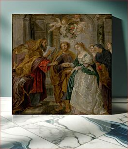 Πίνακας, The betrothal of the virgin mary, Peter Paul Rubens