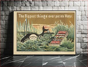 Πίνακας, The biggest things ever put into water - Soapine did it