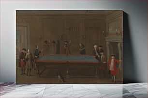 Πίνακας, The Billiard Room