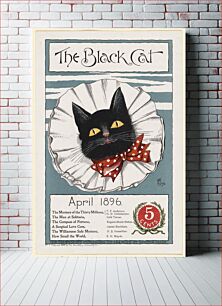 Πίνακας, The black cat, April 1896