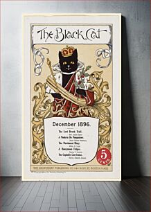 Πίνακας, The black cat, December 1896
