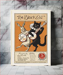 Πίνακας, The black cat, March 1896