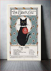 Πίνακας, The black cat, May 1896