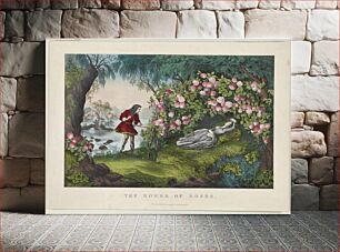 Πίνακας, The Bower of roses between 1856 and 1907 by Currier & Ives