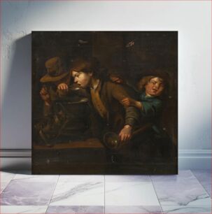 Πίνακας, The boys about the gruel by Peter Cramer