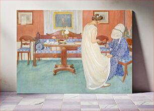 Πίνακας, The bridesmaid, 1908 by Carl Larsson