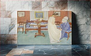 Πίνακας, The bridesmaid, 1908, Carl Larsson