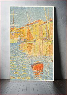 Πίνακας, The Buoy (1894) by Paul Signac