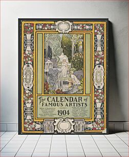 Πίνακας, The calendar of famous artists, 1904