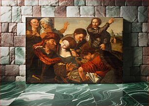 Πίνακας, The Calling of Saint Matthew, copy after Jan Sanders van Hemessen