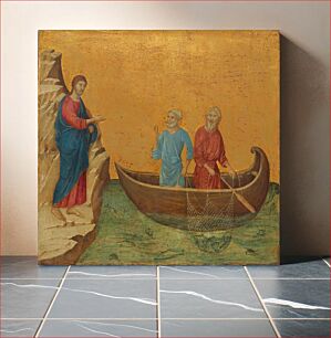 Πίνακας, The Calling of the Apostles Peter and Andrew (1308–1311) by Duccio di Buoninsegna