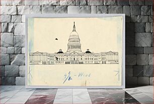 Πίνακας, The Capitol in Washington, D.C., for the Weekly Times, James Henry Moser