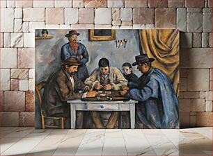 Πίνακας, The Card Players (Les Joueurs de cartes) (ca. 1890–1892) by Paul Cézanne