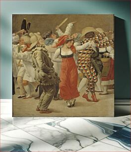 Πίνακας, The Carnival in Rome. by C.W. Eckersberg