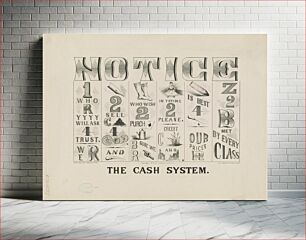 Πίνακας, The cash system (1877) by Currier & Ives