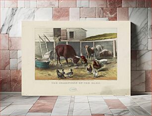 Πίνακας, The champions of the barn (1876) by Currier & Ives