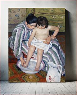 Πίνακας, The Child’s Bath (1893) by Mary Cassatt