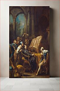 Πίνακας, The Choristers (ca. 1740–1745) by Alessandro Magnasco