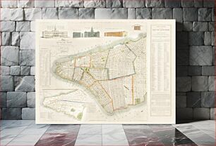 Πίνακας, The City of New York: Longworth's Explanatory Map and Plan (1817) by David Longworth