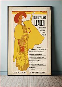 Πίνακας, The Cleveland leader, Sunday April 26th, 1896