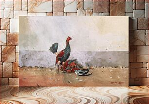 Πίνακας, The Cock Fight (1885) by Winslow Homer