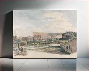 Πίνακας, The Colosseum from the Caelian Mount, with the Arch of Constantine and a View of the Forum, Rome