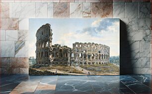 Πίνακας, The Colosseum, Rome by Abraham Louis Rodolphe Ducros